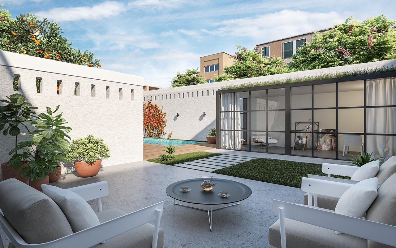 property pr, property marketing, a garden