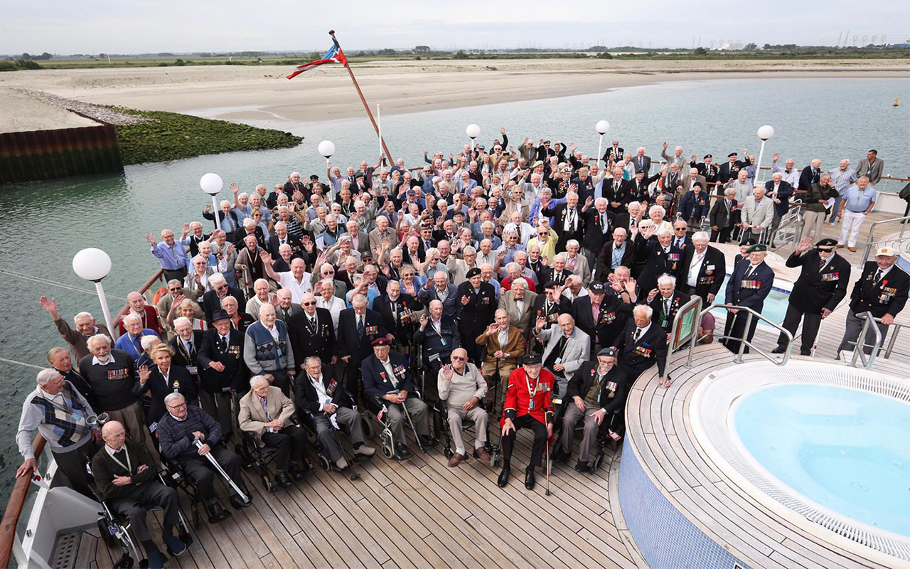 Charity PR, Not for profit PR, Event PR, D Day veterans on a boat